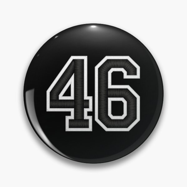 Item preview, 46 Camiseta deportiva negra Número cuarenta y seis Fútbol 46 designed and sold by elhefe.