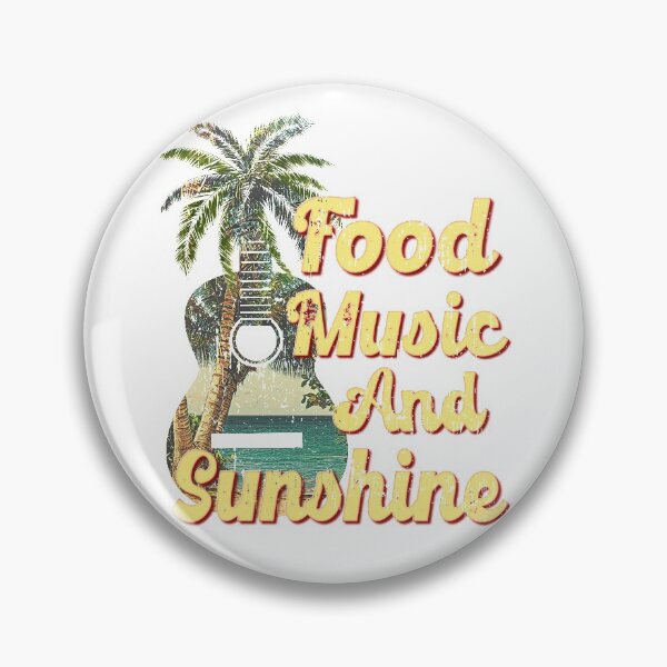Item preview, Food Music And Sunshine designed and sold by PrettyPittie Shop.
