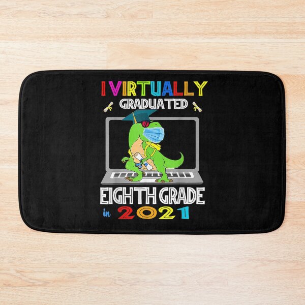 Item preview, I Virtually Graduated 8th Grade Graduation Virtual T Rex  designed and sold by anniet33.