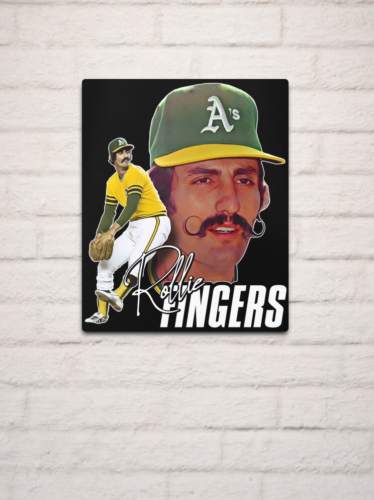 Retro Rollie Fingers Handlebar Mustache Tribute Poster for Sale by  acquiesce13