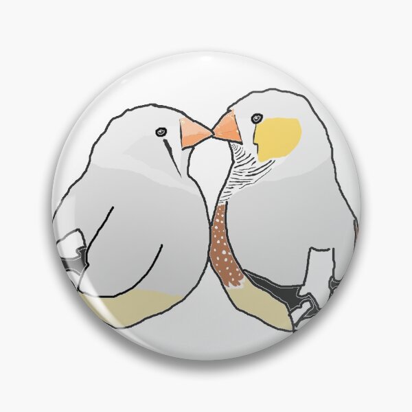 Item preview, Zebra Finches In Love designed and sold by RevolutionInPaint.