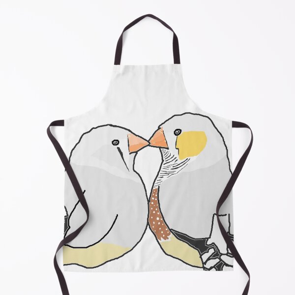 Item preview, Zebra Finches In Love designed and sold by RevolutionInPaint.