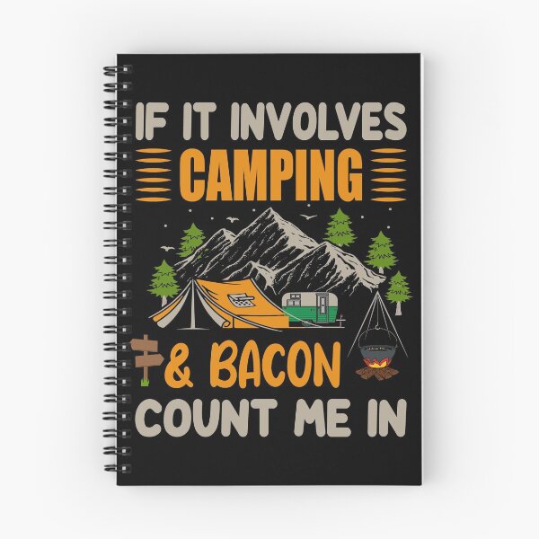 Item preview, If It Involves Camping And Bacon Count Me In designed and sold by AmethystMurad.
