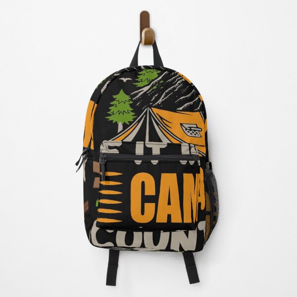 Item preview, If It Involves Camping And Bacon Count Me In designed and sold by AmethystMurad.