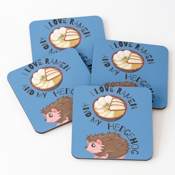 Item preview, I love Ramen and my Hedgehog, Hedgehog Lover, Ramen Noodles, Hedgehog Owner designed and sold by CBNetwork.