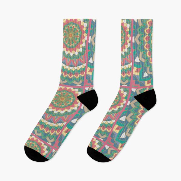 Item preview, Pink & Green & Gold Mosaic designed and sold by OwlBeeDesigns.