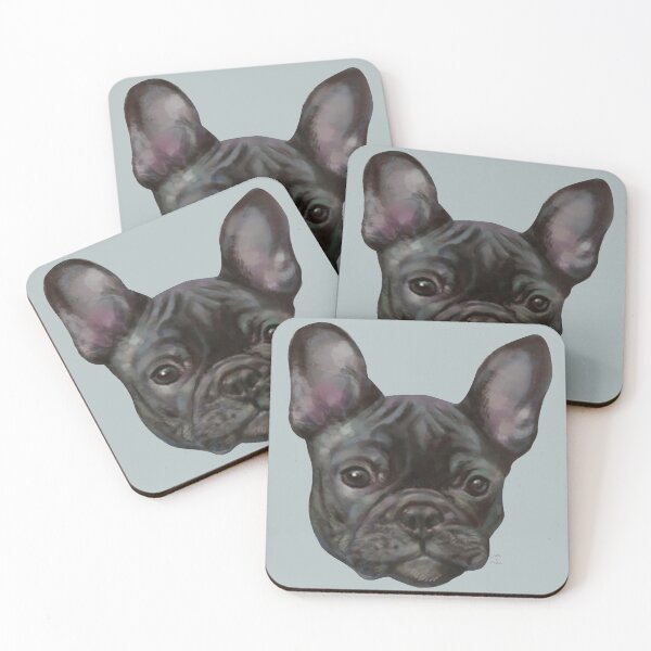 Item preview, pet portrait frenchie designed and sold by wauymau.