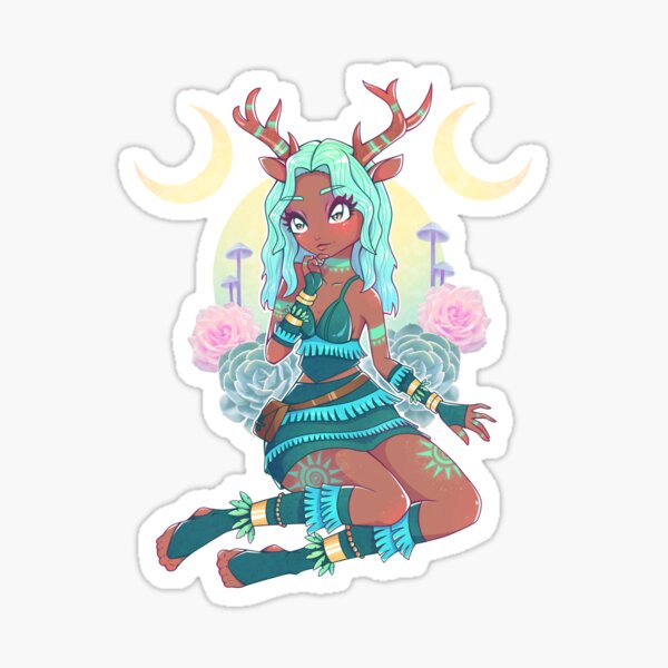 Fantasy Forest Nymph Sticker