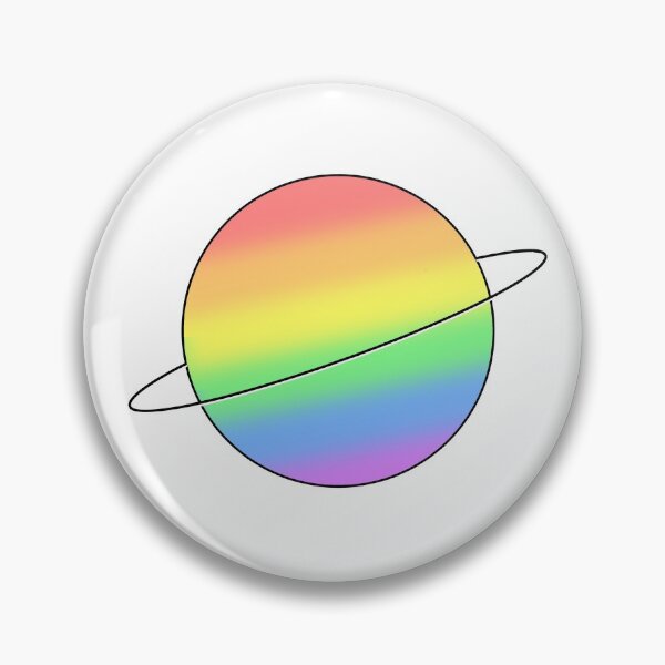 Artikelvorschau, rainbow pride pastel planet entworfen und verkauft von sarahisdrawing.
