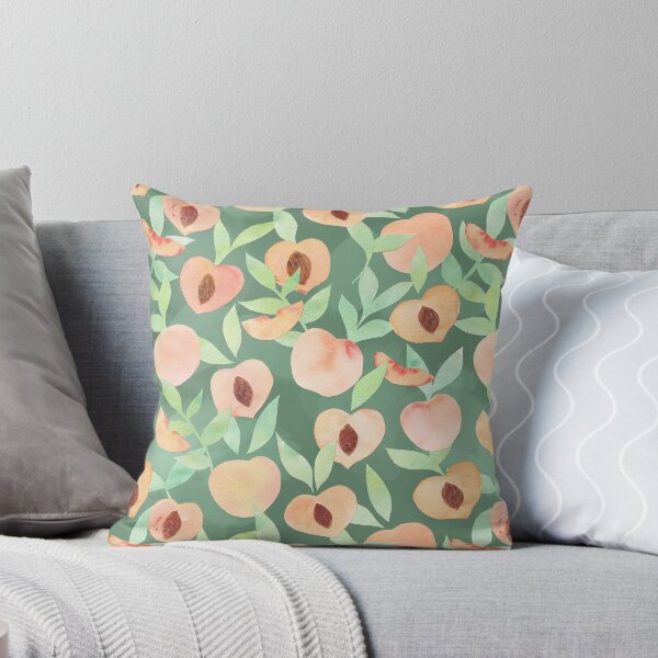 Item preview, Cut out Peaches - Green designed and sold by latheandquill.