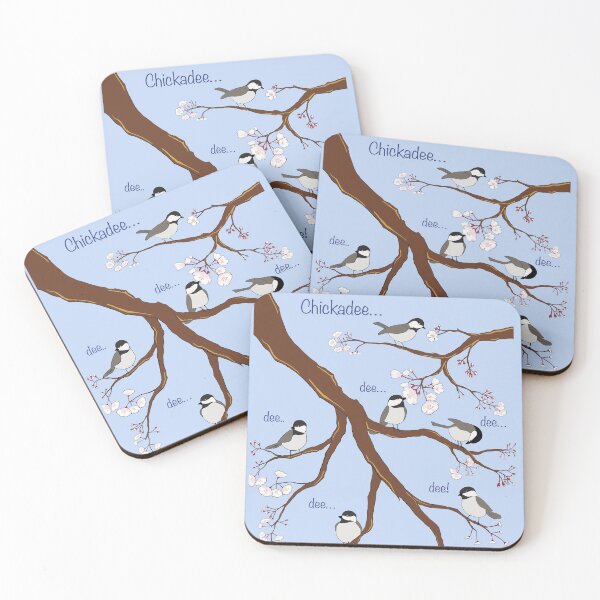 Item preview, Chickadee-dee-dees in a Cherry Tree  designed and sold by JMPatenaude.