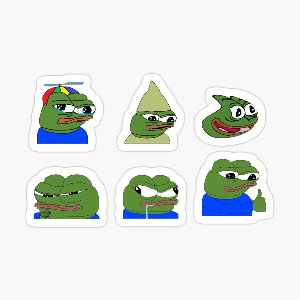 Pepe Twitch-Emotes #1 - Stickers for WhatsApp