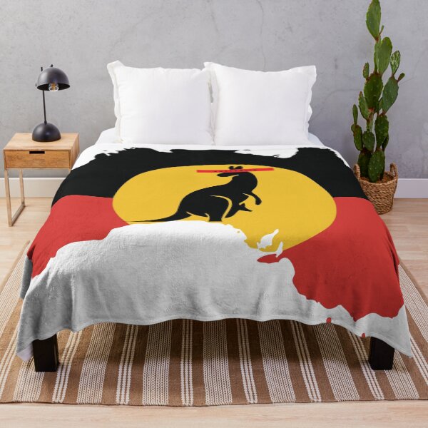 Item preview, Distressed Aboriginal Flag Essential T-SHIRT designed and sold by GENUINEPRODUCT.