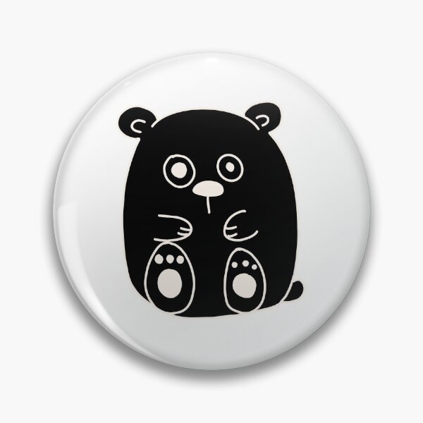 Item preview, Bearly There - Black designed and sold by Facebook.com/ ArtByAmyMinori.