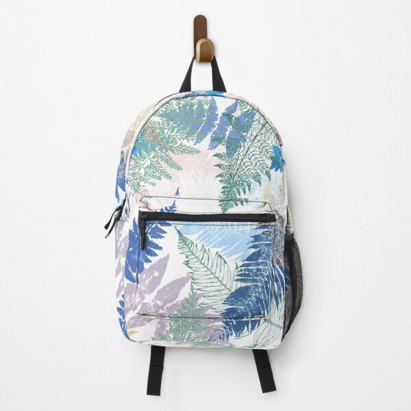 Item preview, Ferns Frenzy> Blanco, Índigo, Rosa, Dorado y Verde designed and sold by Odsy.