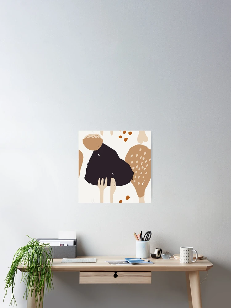 Thumbnail 2 of 3, Poster, Aesthetic Abstract Food Pattern designed and sold by PatternTale.