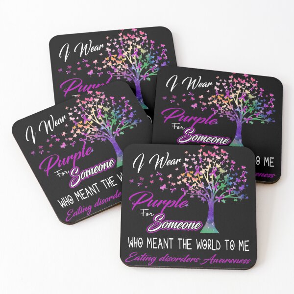 Item preview, I Wear Purple For Someone Eating disorders Awareness designed and sold by Gillosina.