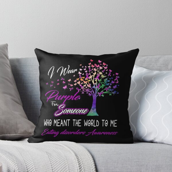 Item preview, I Wear Purple For Someone Eating disorders Awareness designed and sold by Gillosina.