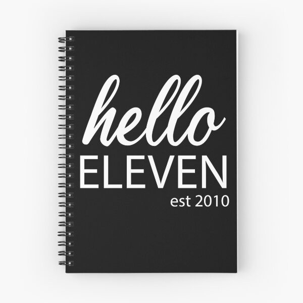 Item preview, Hello Eleven Est 2010, 11th Birthday, 11th Birthday Gift for Girls, Eleventh B-Day  designed and sold by adjamine.