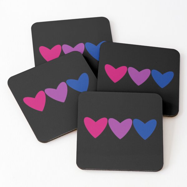 Item preview, hearts bisexual colours designed and sold by sarahisdrawing.