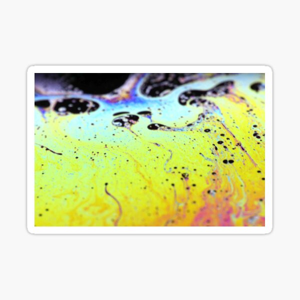 Soap Bubble - Yellow Green Mood Sticker