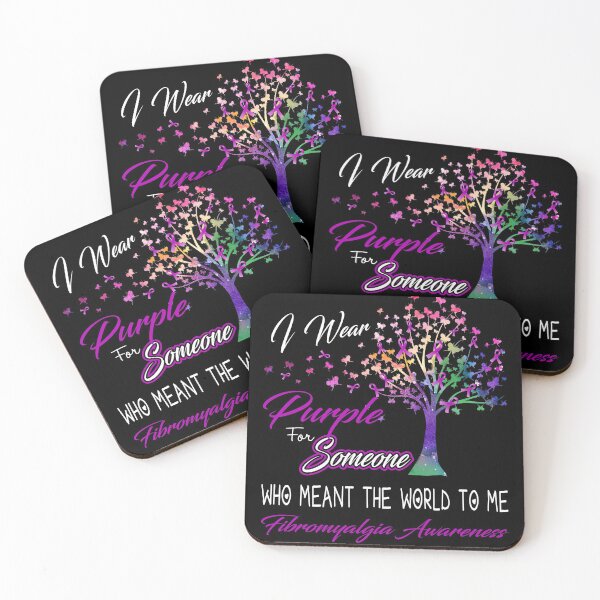 Item preview, I Wear Purple For Someone Fibromyalgia Awareness designed and sold by Gillosina.