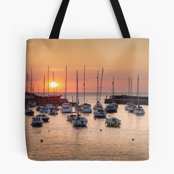 Item preview, Sunset at Aberaeron harbour designed and sold by Leighton Collins.