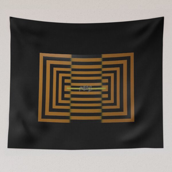 Item preview, YELLOW SQUARED TAG OF ESONE ABSTRACT URBAN GRAFFITI STREET STYLE designed and sold by GraffitiBomberZ.