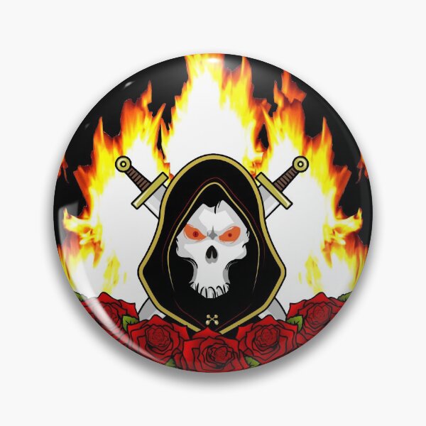 Item preview, Death Warrior - Fire and Roses designed and sold by Hypnotees.