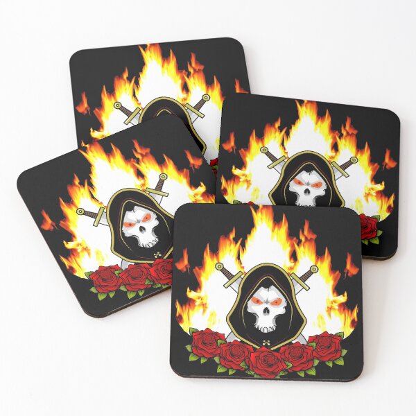 Item preview, Death Warrior - Fire and Roses designed and sold by Hypnotees.
