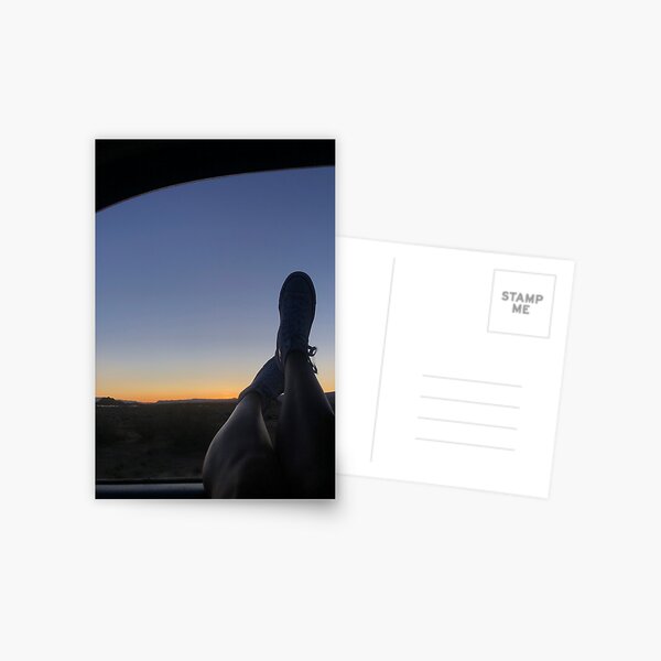 Item preview, classic converse out a car window with a sunset designed and sold by beks-holt.