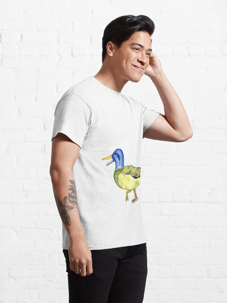 Alternate view of Determined Mottled Mallard Classic T-Shirt