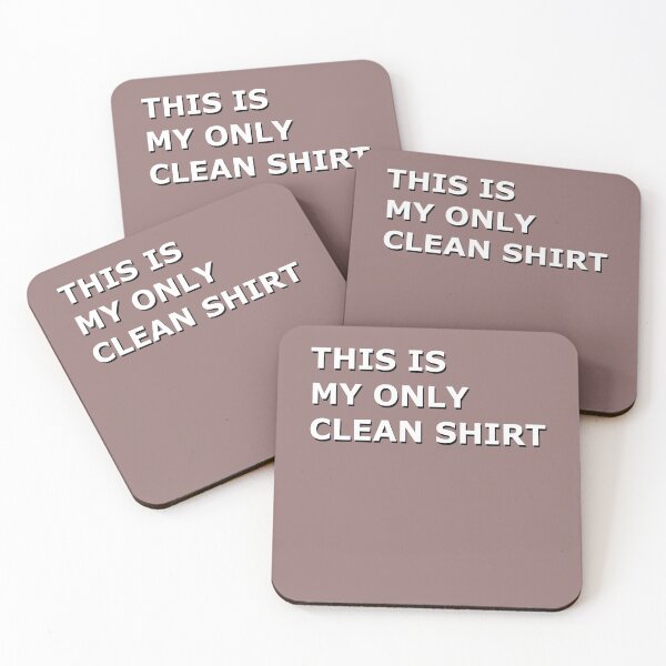 Item preview, This is my only clean t-shirt, My last clean t-shirt shadow designed and sold by rednumberone.