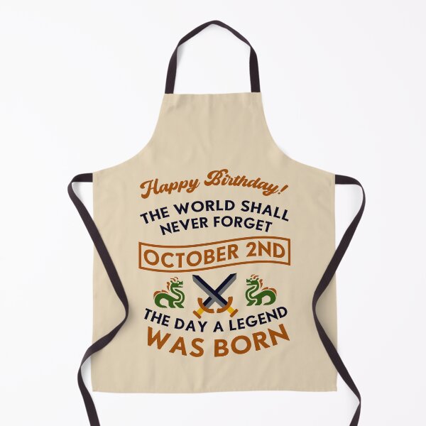 Item preview, October 2nd The Day A Legend Was Born Dragons and Swords Design (Dark) designed and sold by Graograman.