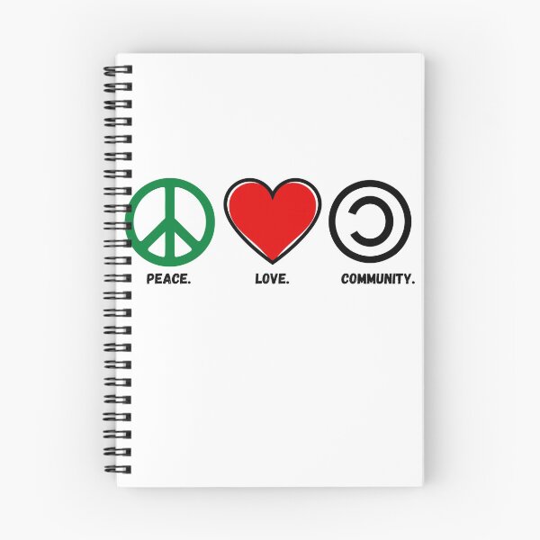 Item preview, Peace Love Community designed and sold by qbmcreator78.