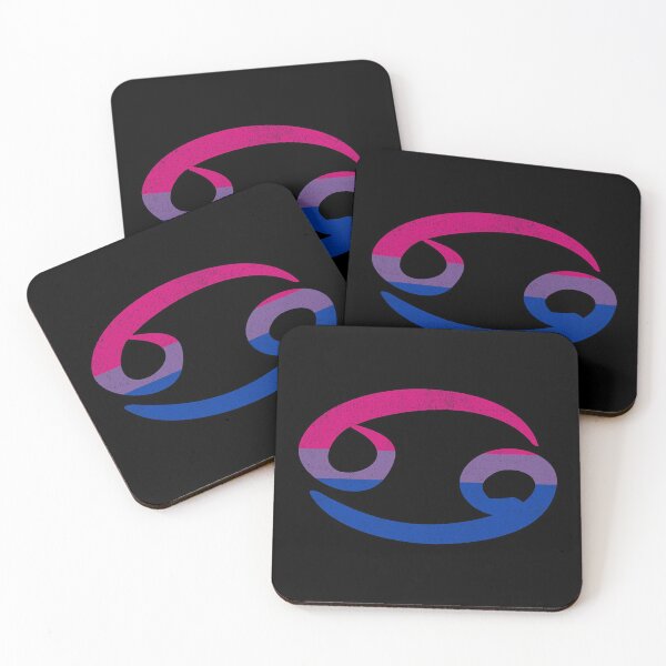Item preview, Bisexual Pride Flag Cancer Zodiac Sign designed and sold by Patrick Hiller.
