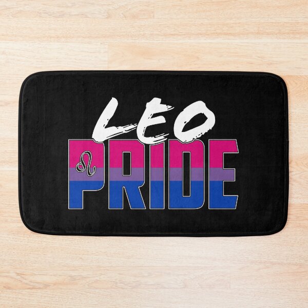 Item preview, Leo Bisexual Pride Flag Zodiac Sign designed and sold by Patrick Hiller.