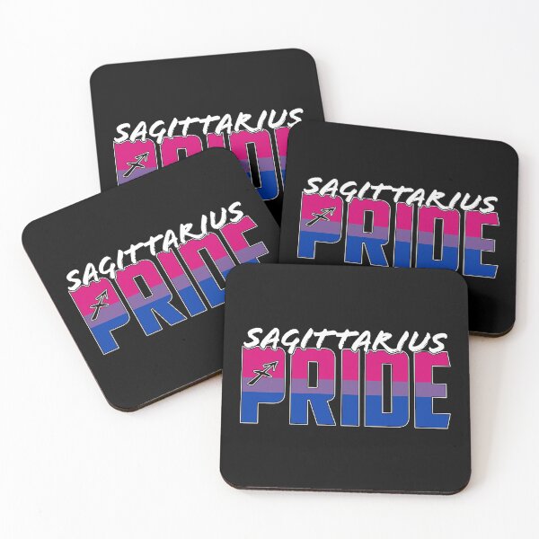 Item preview, Signo del zodiaco de la bandera del orgullo bisexual de Sagitario designed and sold by Patrick Hiller.