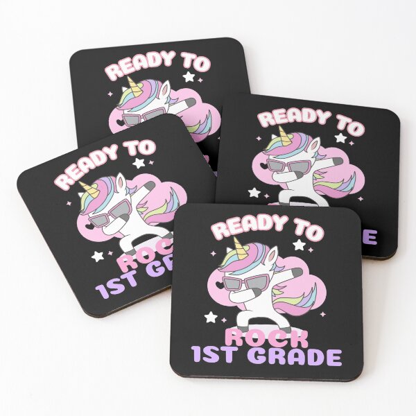 Item preview, Back To School 1st Grade Dabbing Unicorn designed and sold by LadySaltwater.
