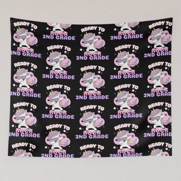 Item preview, Back To School 2nd Grade Dabbing Unicorn designed and sold by LadySaltwater.