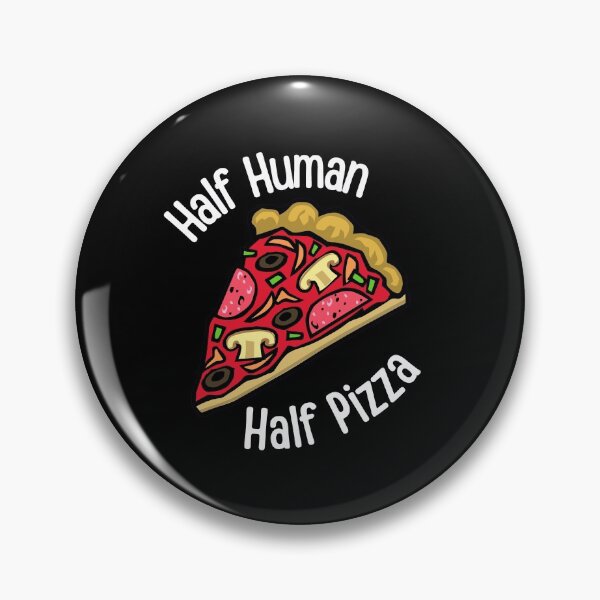 Item preview, Half Human Half Pizza Design designed and sold by tiredandbored.
