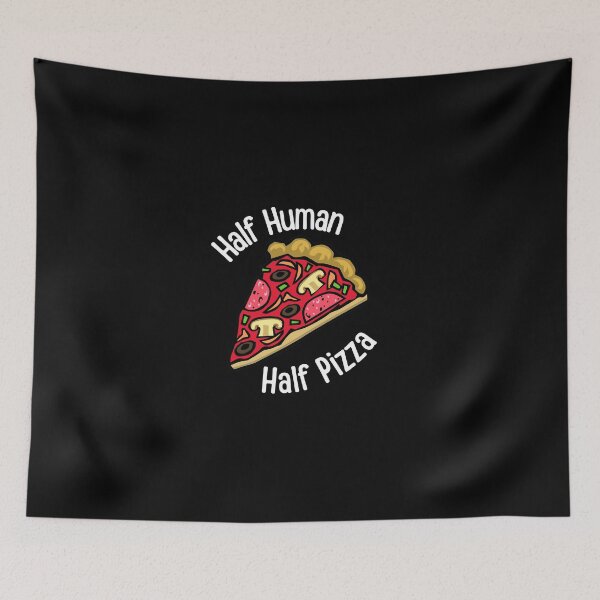Item preview, Half Human Half Pizza Design designed and sold by tiredandbored.