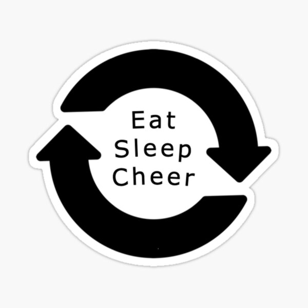 Item preview, Eat sleep cheer repeat designed and sold by GAR5.