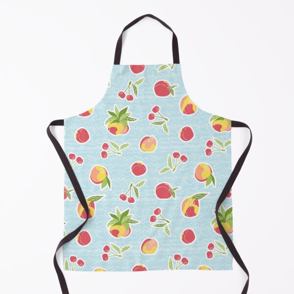 Item preview, Blue Summer fruits, berries seamless pattern designed and sold by essskina.