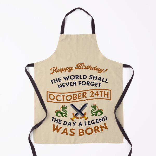 Item preview, October 24th The Day A Legend Was Born Dragons And Swords Design (Dark) designed and sold by Graograman.