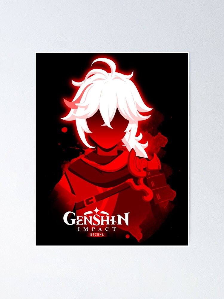 Kazuha Genshin Impact Poster For Sale By Kthxbye88 Redbubble 