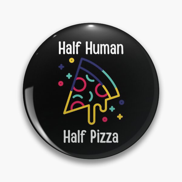 Item preview, Half Human Half Pizza gaming design designed and sold by tiredandbored.