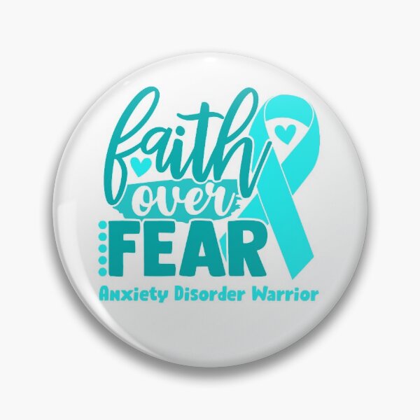 Item preview, Faith Over Fear Anxiety Disorder Warrior designed and sold by largellie.