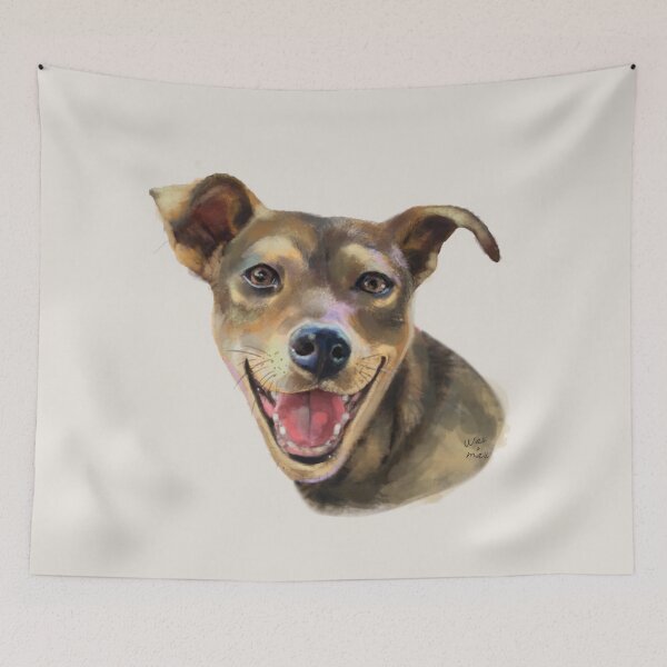 Item preview, pet creole dog portrait designed and sold by wauymau.