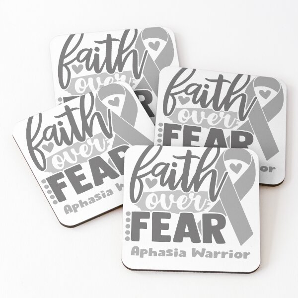Item preview, Faith Over Fear Aphasia Warrior designed and sold by largellie.